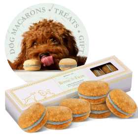 Dog Macarons - Count of 6 (Dog Treats | Dog Gifts)